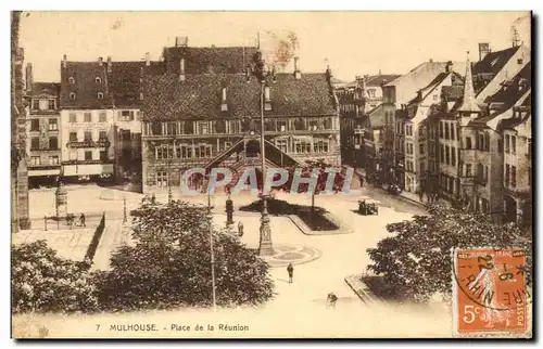 Cartes postales Mulhouse Place de la Reunion