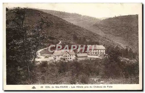 Ansichtskarte AK Col De Ste Marie Les Hotels Pris Du Chateau de Faite