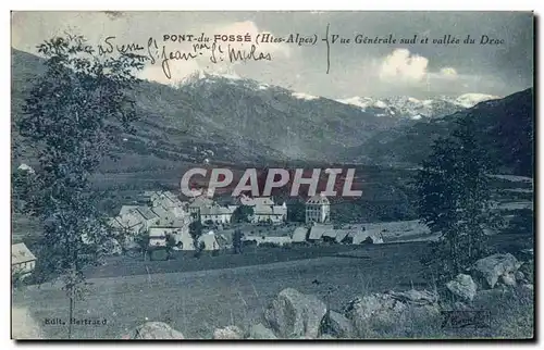 Ansichtskarte AK Pont du Fosse Vue Generale sud et Vallee Du Drac