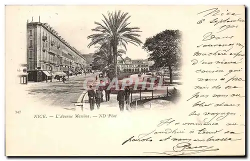 Cartes postales Nice L&#34Avenue Massena