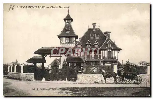 Cartes postales Cuy Saint Fiacre Chalet Normand