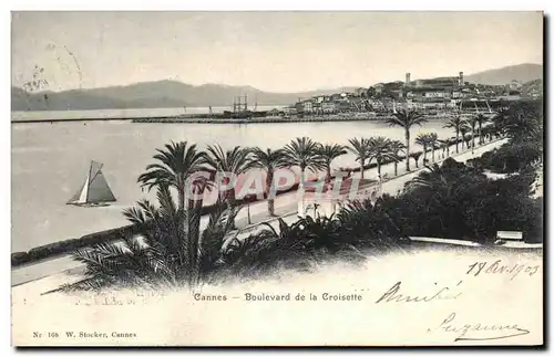 Cartes postales Cannes Boulevard de la Croisette