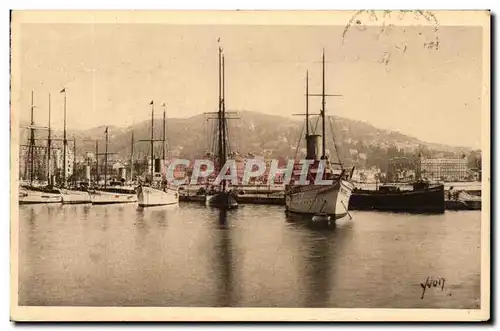 Cartes postales Cannes Le port Bateaux