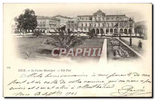 Cartes postales Nice Le Casino Municipal