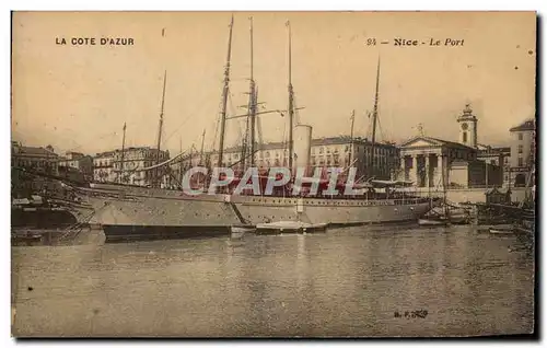 Cartes postales Nice Le Port Bateau