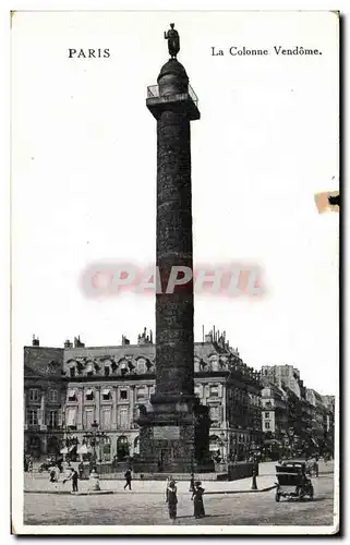 Cartes postales Paris La Colonne Vendome