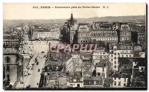 Ansichtskarte AK Paris Panorama Pris de Notre Dame