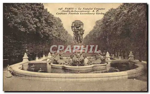 Cartes postales Paris La Fontaine Carpeaux