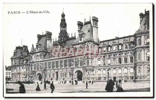 Cartes postales Paris L&#39Hotel de Ville