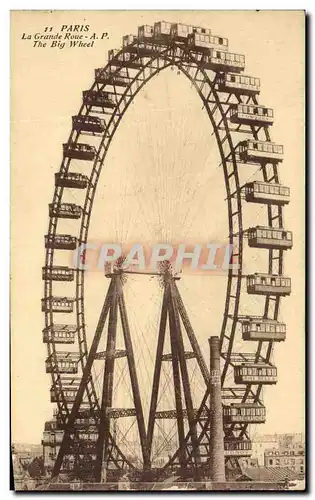 Cartes postales Paris La Grande Roue