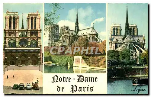 Cartes postales moderne Cathedrale Notre Dame de Paris