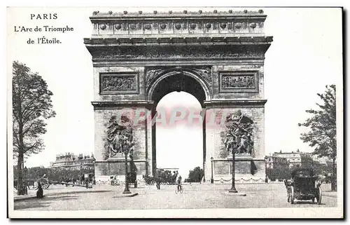 Cartes postales Paris L&#39Arc de Triomphe de l&#39Etoile