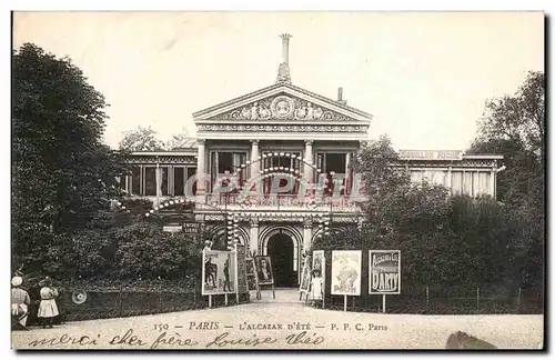 Cartes postales Paris L'Alcazar D'Ete Spectacles