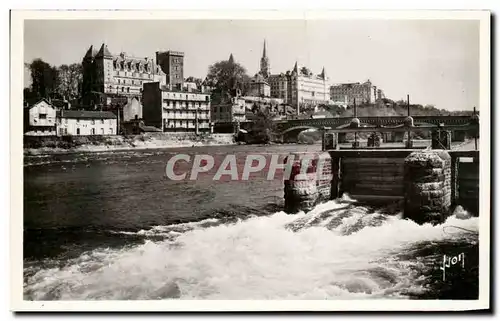 Cartes postales Pau Le Gave et le chateau