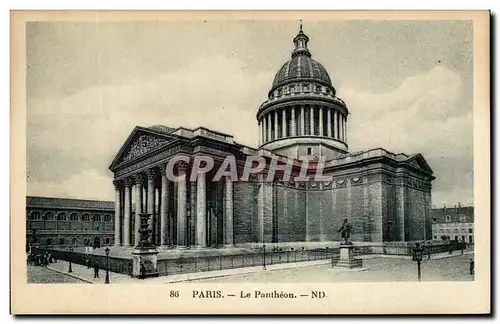 Cartes postales Paris Le pantheon