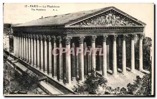 Cartes postales Paris La Madeleine