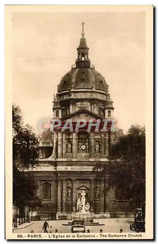 Ansichtskarte AK Paris L&#39Eglise de la Sorbonne Universite