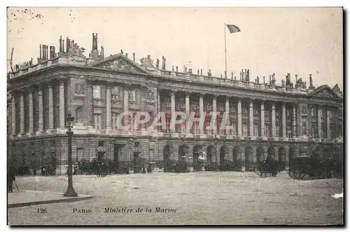 Cartes postales Paris Ministere de la Marine