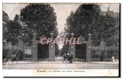 Ansichtskarte AK Paris La Grille Du Parc Monceau