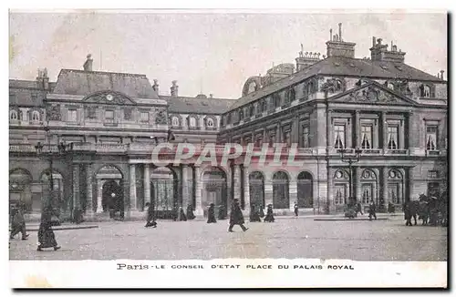 Ansichtskarte AK Paris Le Conseil D&#39etat Place Du Palais Royal