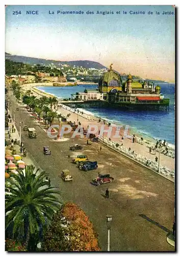 Ansichtskarte AK Nice La Promenade des Anglais et le Casino de La Jetee