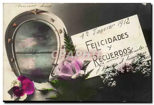 Cartes postales Felicidades Recuerdos