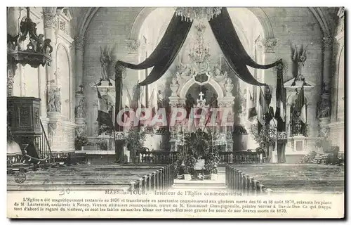 Cartes postales Mars La Tour Interieur De l'eglise Commemorative
