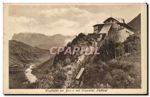 Cartes postales Virglbahn bei Bozen mit Eisacktal Sudtirol