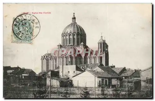 Cartes postales Reims Eglise Ste Cloitilde