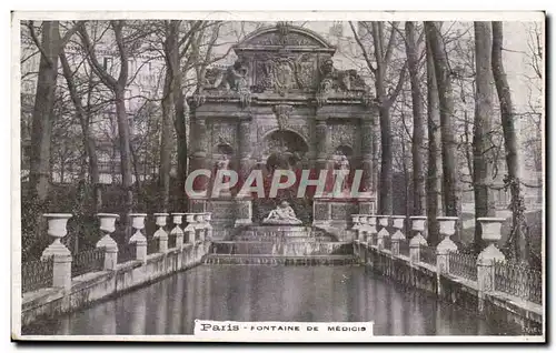 Ansichtskarte AK Paris Fontaine De Medicis