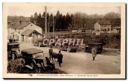 Cartes postales Pierrebuffiere Quartier De La Gare
