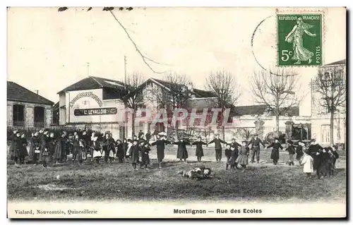 Cartes postales Montlignon Rue Des Ecoles Enfants