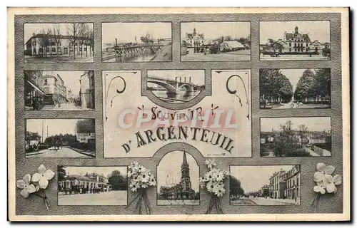 Cartes postales Souvenir D&#39Argenteuil