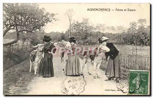 Cartes postales Montmorency Freres Et Soeurs Anes
