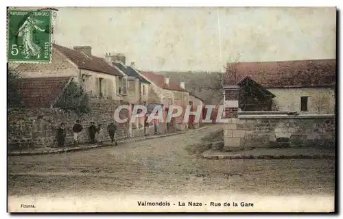 Cartes postales Valmondois La Naze Rue De La Gare Enfants