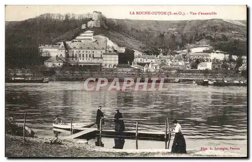 Cartes postales La Roche Guyon Vue d&#39Ensemble