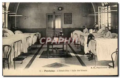 Cartes postales Pontoise L'Hotel Dieu Salle Des Blesses