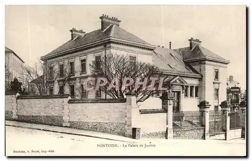 Cartes postales Pontoise Le Palais de Justice