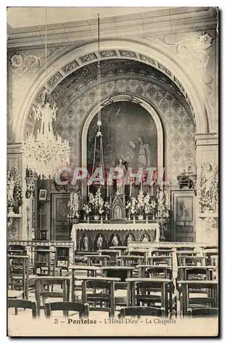 Cartes postales Pontoise L'Hotel Dieu La Chapelle