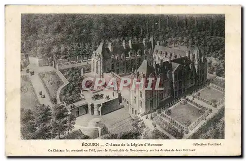 Cartes postales Ecouen Chateau de la Legion d'Honneur Ce Chateau fut Construit en