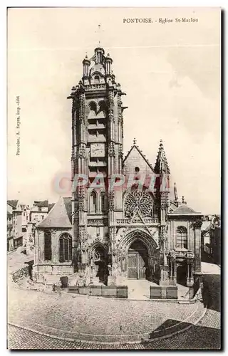 Ansichtskarte AK Pontoise Eglise St Maclou