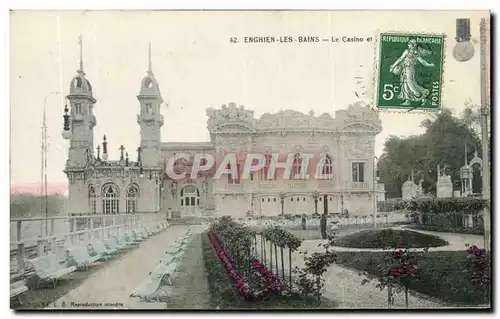 Cartes postales Enghien Les Bains Le Casino