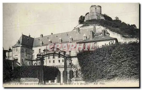 Cartes postales La Roche Guyon Le Chateau et le Donjon