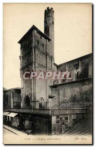 Cartes postales Albi L'Eglise Saint Salvy
