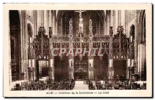 Cartes postales Albi Interieur de la Cathedrale Le Jude