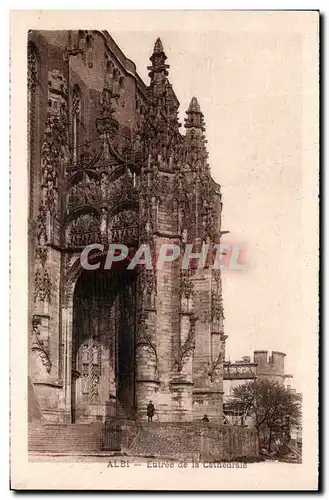 Cartes postales Albi Entree de la Cathedrale