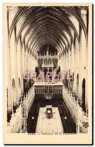 Cartes postales Albi Interieur de la Cathedrale