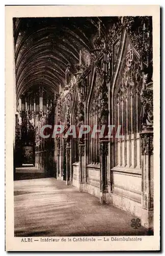 Cartes postales Albi Interieur de La Cathedrale Le Deambulatoire