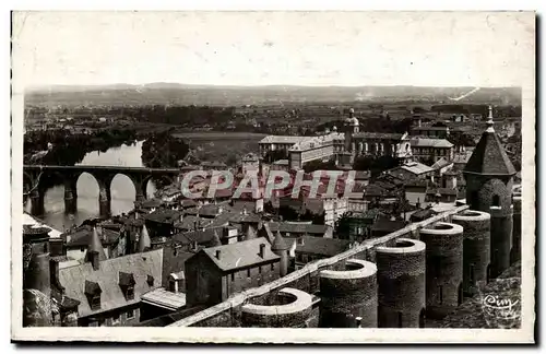 Ansichtskarte AK Albi Vue Generale Sur le Tarn et le Pont neuf