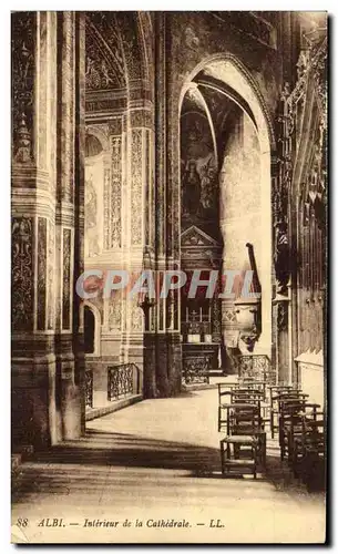 Cartes postales Albi Interieur de la Cathedrale
